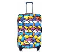 XZDCAL Copertura per valigia leggera e colorata. La copertura non include la valigia stessa, bianco, S