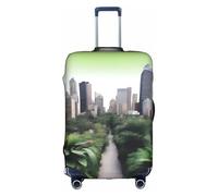 XZDCAL Copertura per valigia Urban Jungle. La copertura non include la valigia stessa, bianco, L