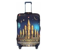 XZDCAL Cosmic Wonders - Copertura per valigia. La copertura non include la valigia stessa, bianco, S