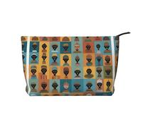 XZDCAL Cultural Icons - Trousse in velluto a coste con fodera robusta, per viaggi e uso quotidiano, colore: nero, taglia unica, Nero , Taglia unica