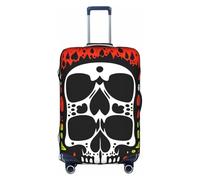 XZDCAL Due teste messe insieme Valigia Cover.The copertura non include la valigia stessa, bianco, S