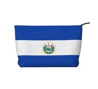 XZDCAL El Salvador - Trousse in velluto a coste con fodera robusta, per viaggi e uso quotidiano, colore nero, taglia unica, Nero , Taglia unica