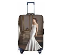 XZDCAL Elegante copertura per valigie Elegance. La copertura non include la valigia stessa, bianco, S