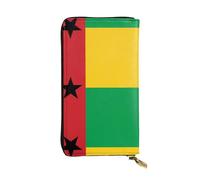 XZDCAL Flag of Guinea-Bissau - Portafoglio lungo in pelle alla moda per ragazze e donne con scomparti multipli, nero, taglia unica, Nero , Taglia unica
