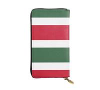 XZDCAL Flag of Hungary - Portafoglio lungo in pelle alla moda per ragazze e donne con scomparti multipli, nero, taglia unica, Nero , Taglia unica