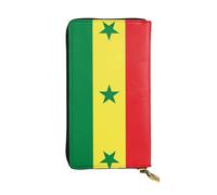XZDCAL Flag of Senegal - Portafoglio lungo in pelle alla moda per ragazze e donne con scomparti multipli, nero, taglia unica, Nero , Taglia unica