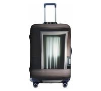 XZDCAL GhostlyGlimpses - Copertura per valigia. La copertura non include la valigia stessa, bianco, XL