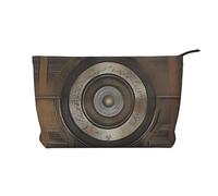 XZDCAL Melodic Tunes - Trousse in velluto a coste con fodera robusta, per viaggi e uso quotidiano, colore: nero, taglia unica, Nero , Taglia unica