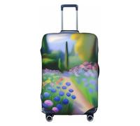 XZDCAL Monet's Garden - Valigia per bagagli. La copertura non include la valigia stessa, bianco, XL