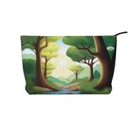 XZDCAL Nature Adventure - Trousse in velluto a coste con fodera robusta, per viaggi e uso quotidiano, colore: nero, taglia unica, Nero , Taglia unica