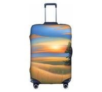 XZDCAL Prairie Horizons - Copertura per valigia. La copertura non include la valigia stessa, bianco, L