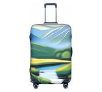 XZDCAL River Valley View Valigia Cover.La copertura non include la valigia stessa, bianco, S