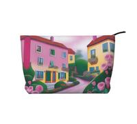 XZDCAL Sweet Romance - Trousse in velluto a coste con fodera robusta, per viaggi e uso quotidiano, colore: nero, taglia unica, Nero , Taglia unica
