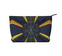 XZDCAL Trousse multidimensionale in velluto a coste spaziale con fodera robusta per viaggi e uso quotidiano, nero, taglia unica, Nero , Taglia unica