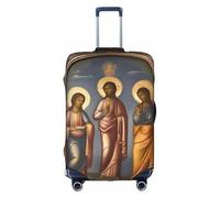 XZDCAL Una copertura per valigia Divine Frescoes. La copertura non include la valigia stessa, bianco, L