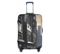 XZDCAL una copertura per valigia Dystopian World. La copertura non include la valigia stessa, bianco, L