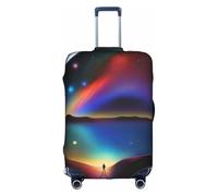 XZDCAL una copertura per valigia Galactic Views. La copertura non include la valigia stessa, bianco, S