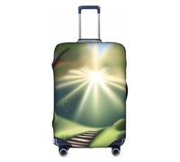 XZDCAL Una copertura per valigia leggera e celeste. La copertura non include la valigia stessa, bianco, XL