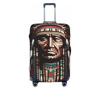 XZDCAL una copertura per valigia Native Legends. La copertura non include la valigia stessa, bianco, L