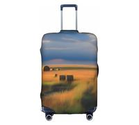 XZDCAL Una copertura per valigia Prairie Horizons. La copertura non include la valigia stessa, bianco, L