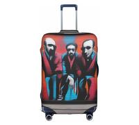 XZDCAL Una copertura per valigia Street Art Bagagli. La copertura non include la valigia stessa, bianco, L