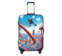 XZDCAL Una copertura per valigia Thrill Seeker. La copertura non include la valigia stessa, bianco, S