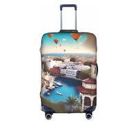 XZDCAL Una copertura per valigia Travel Dreams. La copertura non include la valigia stessa, bianco, XL