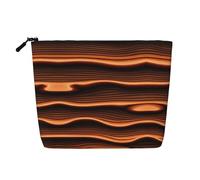 XZDCAL Vast Desert - Astuccio per trucchi a strato singolo, effetto lino, con cerniera, per le tue esigenze quotidiane o di viaggio, nero, taglia unica, Nero , Taglia unica