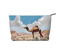 XZDCAL Walking Camel - Trousse in velluto a coste con fodera robusta, per viaggi e uso quotidiano, colore nero, taglia unica, Nero , Taglia unica