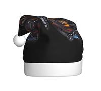 XZDDG Cappello di Natale a forma di farfalla misteriosa per adulti, accessorio per feste in maschera, copricapo di Babbo Natale