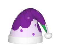 XZDDG Cappello di peluche di festa dell'uva del fumetto per il vestito del partito di evento, cappello soffice tagliato con la parte superiore del pom