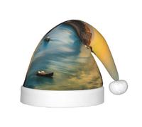 XZDDG Sunset in Barcelona, cappello in peluche per feste di eventi, berretto con pompon