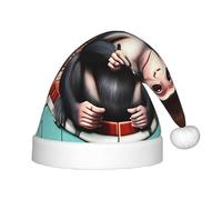 XZDDG The Silent Monkey Holiday - Cappello in peluche per feste di eventi, berretto con pompon