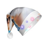 XZDDX Happy Paws - Cappello decorativo con luci a LED, per adulti, con luci LED lampeggianti