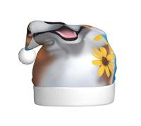 XZDDX Happy Paws - Cappello natalizio per adulti, in peluche, decorazione per feste, festival, eventi, palcoscenico