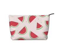 XZDHYZ Beauty case riutilizzabile con anguria rosa, graziosa ed elegante, multifunzione, per viaggi, uso quotidiano e regalo, nero, taglia unica, Nero , Taglia unica