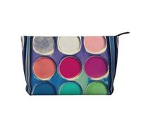 XZDHYZ Borsa cosmetica riutilizzabile per tavolozza di colori, graziosa ed elegante, multifunzione, per viaggi, uso quotidiano e regalo, nera, taglia unica, Nero , Taglia unica