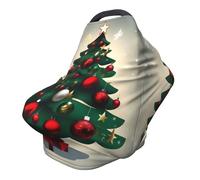 XZDHYZ Christmas Gift Tree - Coprisedia versatile per passeggino o allattamento, appositamente progettato per il tuo bambino, colore: nero