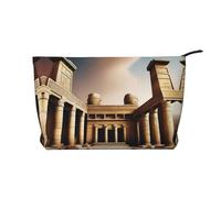 XZDLXJ aAncient Wonders - Trousse in velluto a coste, adatta per viaggi e uso quotidiano, fodera robusta, garantisce la longevità, nero, taglia unica, Nero , Taglia unica