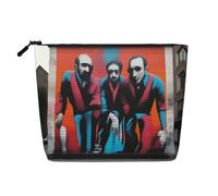 XZDLXJ Astuccio per trucco impermeabile effetto lino con cerniera per le tue esigenze quotidiane o di viaggio, nero, taglia unica, Nero , Taglia unica