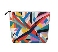 XZDLXJ Astuccio per trucco monostrato impermeabile effetto lino con cerniera per le tue esigenze quotidiane o di viaggio, nero, taglia unica, Nero , Taglia unica