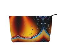 XZDLXJ Borsa cosmetica in velluto a coste con texture senza cuciture, adatta per viaggi e uso quotidiano, fodera robusta, garantisce la longevità, nero, taglia unica, Nero , Taglia unica