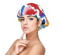 XZDLXJ Brushstrokes - Cuffia da notte in raso per adulti, protezione e comfort, colore: nero, taglia unica
