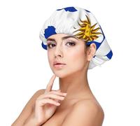 XZDLXJ Cuffia da notte in raso con bandiera dell'Uruguay per adulti, protezione e comfort per capelli, nero, taglia unica