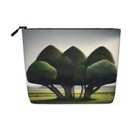 XZDLXJ EerieEchoes - Trousse impermeabile effetto lino, monostrato, con cerniera, per le tue esigenze quotidiane o di viaggio, nero, taglia unica, Nero , Taglia unica