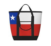 XZDLXJ Flag of Chile - Borsa a tracolla e borsa tote isolata per cibi caldi e freddi, taglia unica, colore: nero, Nero , Taglia unica