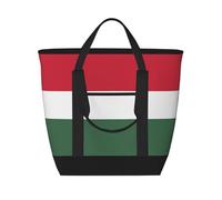 XZDLXJ Flag of Hungary - Borsa a tracolla isolata per cibi caldi e freddi, grande capacità, colore: nero, taglia unica, Nero , Taglia unica