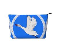 XZDLXJ Flying White Goose - Trousse per cosmetici in velluto a coste, adatta per viaggi e uso quotidiano, fodera robusta, garantisce la longevità, nero, taglia unica, Nero , Taglia unica