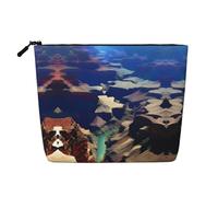 XZDLXJ Grand Canyon - Trousse impermeabile effetto lino, monostrato, con cerniera, per le tue esigenze quotidiane o di viaggio, nero, taglia unica, Nero , Taglia unica