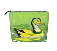 XZDLXJ Green Duck - Trousse impermeabile effetto lino, monostrato, con cerniera, per le tue esigenze quotidiane o di viaggio, nero, taglia unica, Nero , Taglia unica